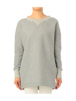 裏毛ロングプルオーバー