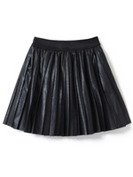 フェイクレザープリーツSK