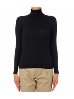 [S]リブ編みタートルネックプルオーバー