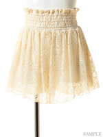 ステンドグラスレースショートパンツ