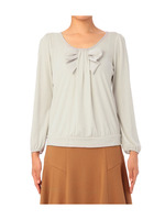 リボンデザインリヨセルプルオーバー