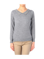 ビジューニットプルオーバー