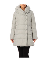 ボリューム衿ダウンコート