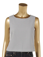 ギンガムチェックノースリーブトップス