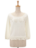 スソシフォンフラワープルオーバー