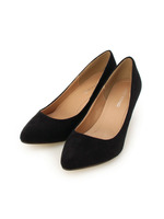 スエード調シンプルパンプス