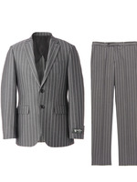 チョークストライプスーツ(DORMEUIL BRITISH SPRING TO