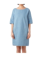 デニムサックワンピース