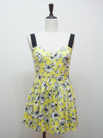 フラワープリントコンビネゾン