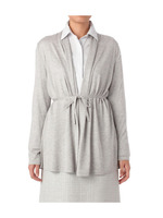 ベルトデザインショールカーディガン