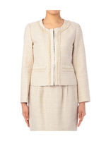 ラメ使いノーカラージャケット