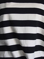 BORDER CUT&SEWN 5分袖トップス