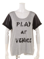 【Capture by Hollywoodmade】バイカラー袖Tシャツ