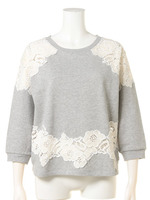 スウェットコットンレース