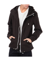 フード付きカジュアルジップブルゾン