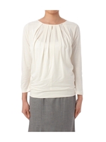 ブライトスムース七分袖プルオーバー