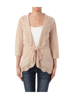 異ゲージ使いカーディガン