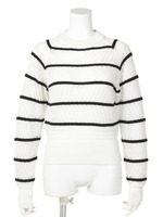 【JILL　by　JILLSTUART】柄編みBORDER