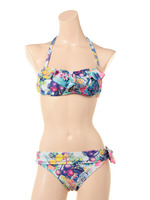 【nuckle market】フルーツプリント バンドゥブラ フリル付 単品