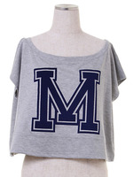 クロップド M Tシャツ 