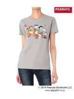 ベースボールプリントTシャツ(PEANUTS)