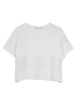 Diagram　lace　T−shirt