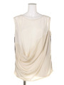 DRAPE NO-SLEEVE TOP