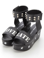 LOVE&HATEウェッジサンダル