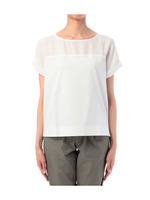 シアー切り替えカットソー