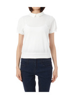 ショートカラー鹿の子プルオーバー