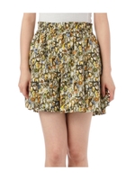 ダイヤプリントフレアキュロットパンツ