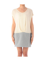 切り替えボーダーワンピース