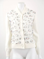 キティオーガンジーニットブルゾン