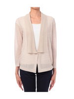 ジャケット風ラメニットカーディガン