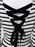 ボーダーBackレースアップOP