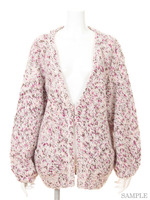 ミックスニットカーディガン