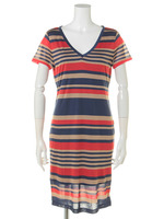 【BED＆BREAKFAST】Random　Stripe　Inset　Dress