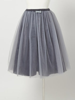 チュール×タフタ　リバーシブルスカート
