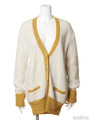 [Salon de Balcony]BULKYxMOHAIR KNIT CARDIGAN
