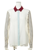 BOXプリント切替シャツ