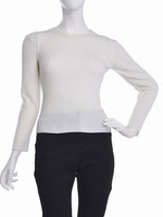 Basicリブクルーネックプルオーバー