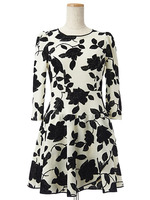 Oフロッキーフラワーワンピ