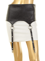 ガーターデザインタイトミニスカート