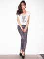bias glen check leggings 
