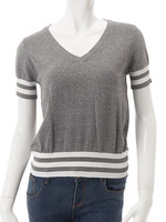 【ECURY】ラインボーダーニット