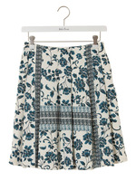 パネル花柄スカート