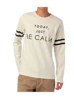 ロゴ×ライン入り長袖Tシャツ