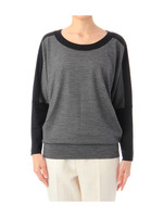 配色ドルマンカットソー