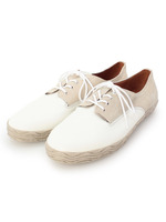 TK×SPINGLE MOVE レザー切り替えスニーカー