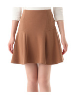 キルティングニットフレアスカート